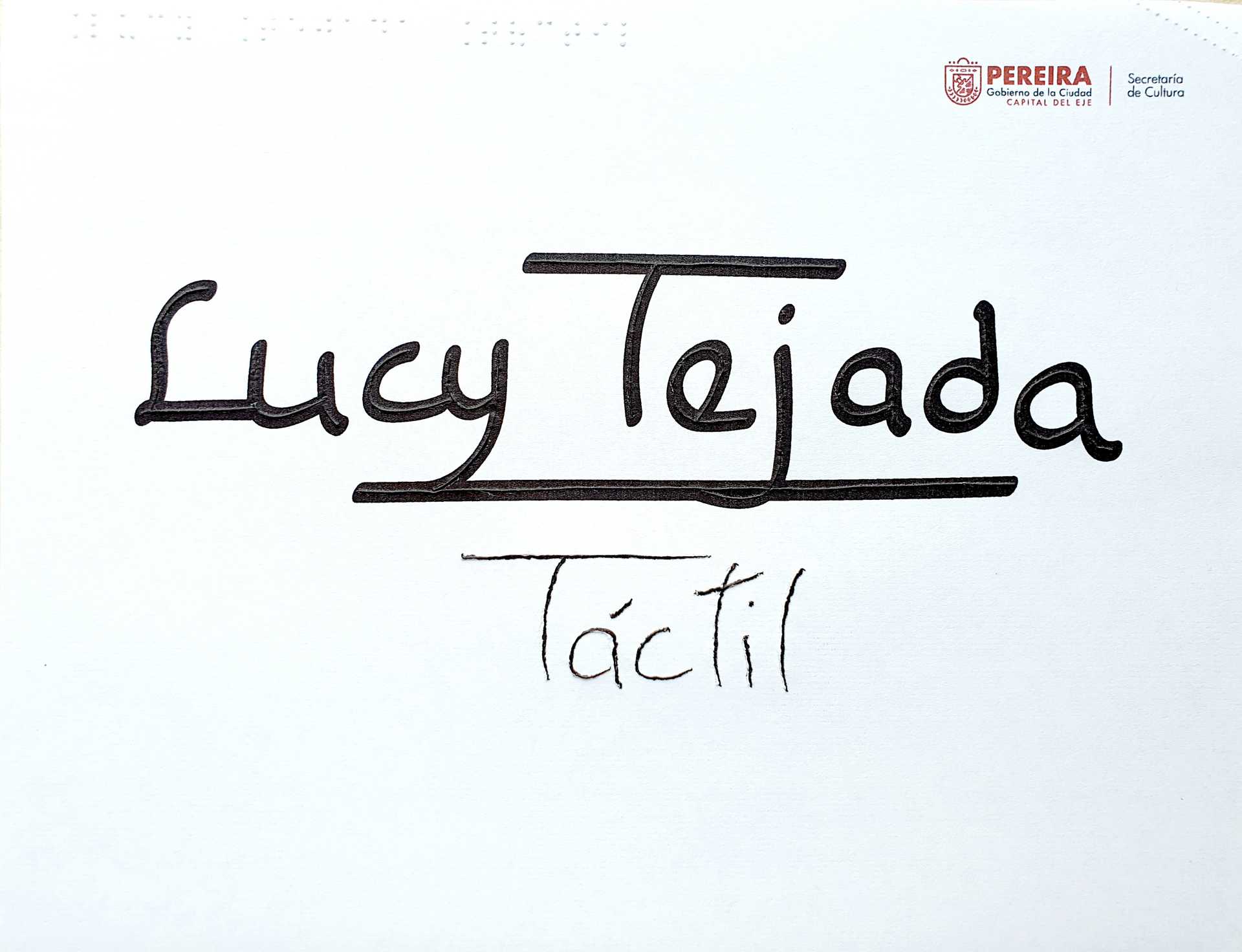 Firma de Lucy Tejada